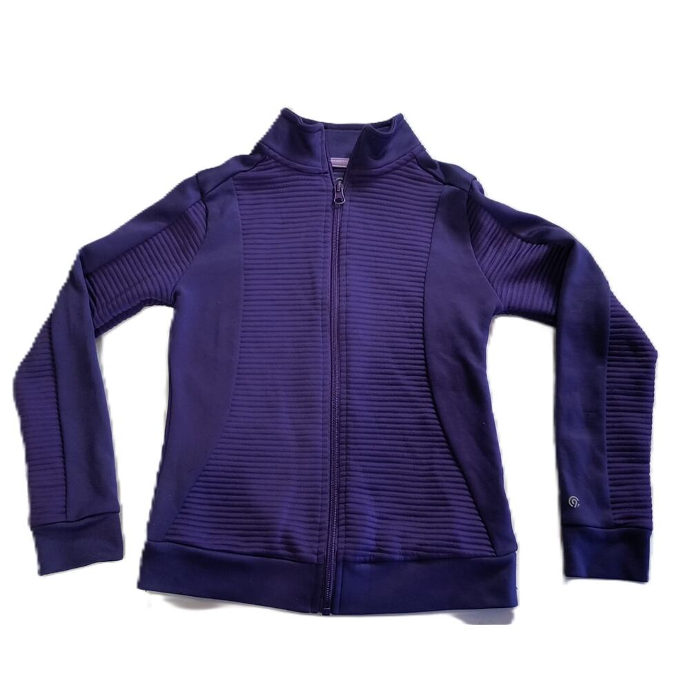 C9 Champion Girls Active Jacket Full Zip Outdoor Purple Size M(7-8) G001